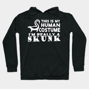 human costume skunk saying joke Hoodie